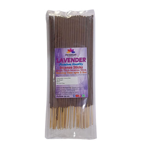 Pujahaat Premium Scented Incense Stick Agarbatti | No Charcoal Incense Sticks, 100 minutes burning time, 0% Sulphates Fragrance - Lavender Fragrance