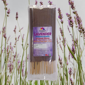 Pujahaat Premium Scented Incense Stick Agarbatti | No Charcoal Incense Sticks, 100 minutes burning time, 0% Sulphates Fragrance - Lavender Fragrance