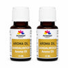 Pujahaat Sandalwood  (Chandan) Aroma Oil for Aromatherapy oils, Oil for diffusers, Humidifier oils, Oil Burners, Spa and Air Purifier 10ml Each, Sandalwood - Set of 2 (2 x 10 ml)