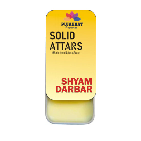 Pujahaat Shyam Darbar Premium Fragrance | Solid Attar for Men & Women | Alcohol Free | Strong lasting fragrance - Shyam Darbar