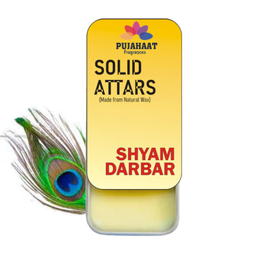 Pujahaat Shyam Darbar Premium Fragrance | Solid Attar for Men & Women | Alcohol Free | Strong lasting fragrance - Shyam Darbar