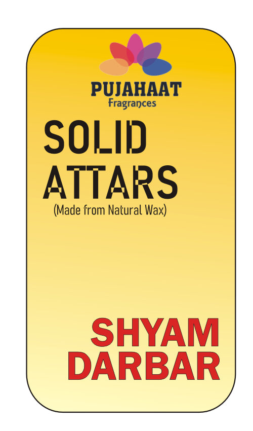 Pujahaat Shyam Darbar Premium Fragrance | Solid Attar for Men & Women | Alcohol Free | Strong lasting fragrance - Shyam Darbar