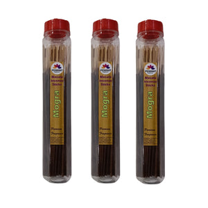 Pujahaat Premium Scented Incense Stick Masala Agarbatti | No Charcoal Incense Sticks, 100% Herbal Fragrance Agarbatti, 0% Sulphates - Mogra Fragrance
