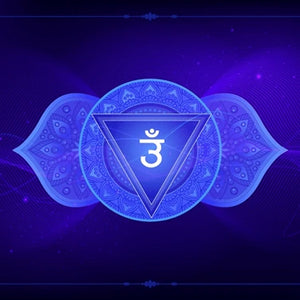 Pujahaat Third Eye Chakra Essential Oil Roll-On Blend | 6 ml/0.20 fl oz | Agya | Aromatherapy Oils for Chakra Balance