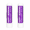 Pujahaat Natural Essential oil based Aromatherapy Nasal Inhaler Stick HAPPY MORNING, Made with 100% natural, therapeutic grade essential oils - Set of 2