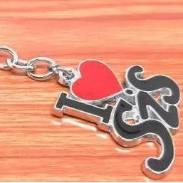Metal I Love SIS Keychain My Sister Best Bhaidooj Raksha Bandhan Gifting For Sister Sis Metal Gifting Key Chain Multicolor Keychain