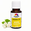 Pujahaat Mogra Aroma Oil for Aromatherapy oils, Oil for diffusers, Humidifier oils, Oil Burners, Spa and Air Purifier 10ml Each, Mogra - Set of 2 (2 x 10 ml)
