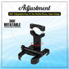 Universal Bike Mount Holder Metal Body 360 Degree Rotating Handlebar Metal Body Cradle Stand for Bicycle