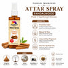 Sandalwood Attar Spray by Pujahaat | 100ml Non Alcoholic Spray | Religious Mist | Air Freshener, Room Mist, Fabric & Linen Spray | Perfect for Prayers Rooms, Living Room, sofas, curtains, car