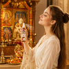 Sandalwood Attar Spray by Pujahaat | 100ml Non Alcoholic Spray | Religious Mist | Air Freshener, Room Mist, Fabric & Linen Spray | Perfect for Prayers Rooms, Living Room, sofas, curtains, car