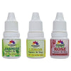 Pujahaat Premium Jasmine, Rose, Lemon Fragrance Air drops Air freshener for room, bathroom, toilet, car, wardrobes -Pack of 3 (3 x 5ml)