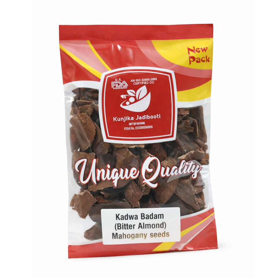 Kunjika Jadibooti Sugar Kadwa Badam, Diabetes Bitter Almonds, Sky Fruit Mahogany Seeds Bitter Almond Kadwa Badam