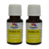 Pujahaat Marigold (Genda) Aroma Oil for Aromatherapy oils, Oil for diffusers, Humidifier oils, Oil Burners, Spa and Air Purifier 10ml Each, Marigold - Set of 2 (2 x 10 ml)