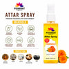 Marigold Flower (Genda) Attar Spray by Pujahaat | 100ml Non Alcoholic Spray | Religious Mist | Air Freshener, Room Mist, Fabric & Linen Spray | Perfect for Prayers Rooms, Living Room, sofas, curtains, car