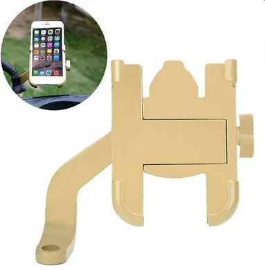 Universal Metal Mobile Phone Holder Waterproof Easy Adjustable Rear View Mirror Mount Solid Metal Stand up to 7