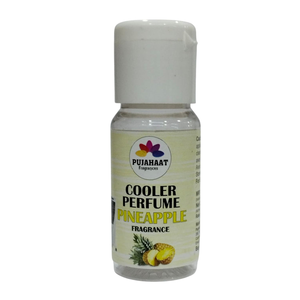 Pujahaat Pineapple Cooler Perfume/Aroma Diffuser Oil or Fragrance, Long Lasting Cooler Scent/Aroma Diffuser Fragrance Oil - Multipurpose Aroma Oil Perfume for Cooler - 25 ml each (2 X 25 ml)