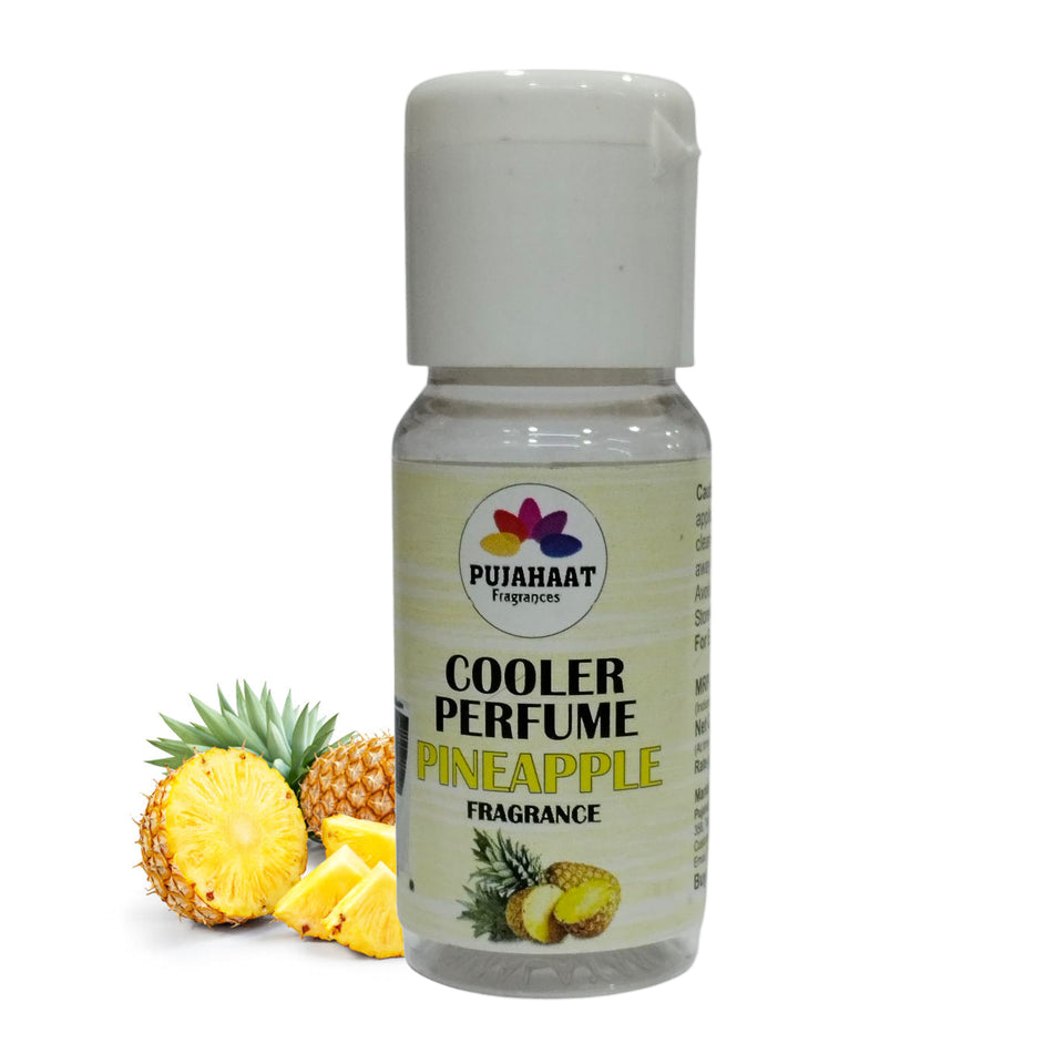 Pujahaat Pineapple Cooler Perfume/Aroma Diffuser Oil or Fragrance, Long Lasting Cooler Scent/Aroma Diffuser Fragrance Oil - Multipurpose Aroma Oil Perfume for Cooler - 25 ml each (2 X 25 ml)