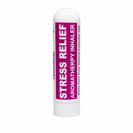 Pujahaat Natural Essential oil based Aromatherapy Nasal Inhaler Stick STRESS RELIEF, Made with 100% natural, therapeutic grade essential oils - Set of 2