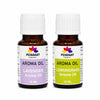 Pujahaat Lavender and Lemongrass Aroma Oil for Aromatherapy oils, Oil for diffusers, Humidifier oils, Oil Burners, Spa and Air Purifier 10ml Each - Set of 2 (2 x 10 ml) AO8