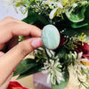 Green Jade Crystal Free Size Cabochon Cut Crystal Ring For Men And Women