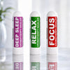 Pujahaat Natural Essential oil based Aromatherapy Nasal Inhaler Stick Relax, Deep Sleep, Focus Made with therapeutic grade essential oils- Set of 3