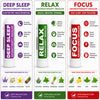Pujahaat Natural Essential oil based Aromatherapy Nasal Inhaler Stick Relax, Deep Sleep, Focus Made with therapeutic grade essential oils- Set of 3