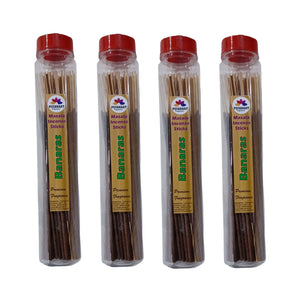 Pujahaat Premium Scented Incense Stick Masala Agarbatti | No Charcoal Incense Sticks, 100% Herbal Fragrance Agarbatti, 0% Sulphates - Banaras Fragrance