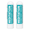 Pujahaat Natural Essential oil based Aromatherapy Nasal Inhaler Stick MEDITATION, Made with 100% natural, therapeutic grade essential oils - Set of 2