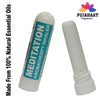 Pujahaat Natural Essential oil based Aromatherapy Nasal Inhaler Stick MEDITATION, Made with 100% natural, therapeutic grade essential oils - Set of 2