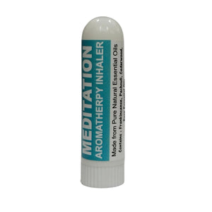 Pujahaat Natural Essential oil based Aromatherapy Nasal Inhaler Stick MEDITATION, Made with 100% natural, therapeutic grade essential oils - Set of 2