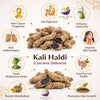 Kunjika Jadibooti Black Turmeric | Kali Haldi | Narkachur | Nar Kachur - Narkchaur - Curcuma Zerumbet - Zedoary Root Pure & Natural - 100 gms