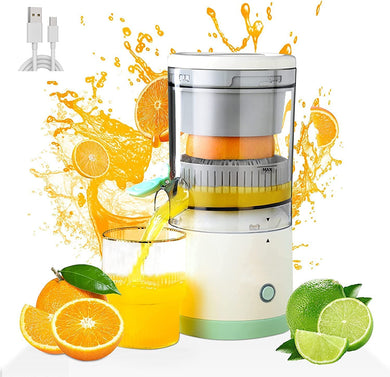 Electric Juicer Orange Squeezer Citrus Press Lemons, Portable USB Charging Electric Juicer Wireless Fruit Juicer High Juice Yield Direct for Kitchen, Travel