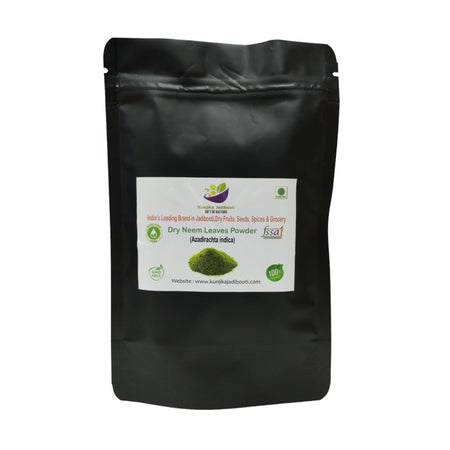 Kunjika Jadibooti Neem Patti Powder - Sukhi Neem Patti - Dry Neem Leaves Powder - Azadirachta Indica- 100 gms