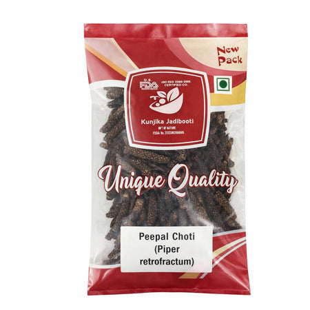 Kunjika Jadibooti Pipal Choti | Pipali | Piper Retrofractum | Choti Pipal | Pippali | Pipli Choti - 100 gms