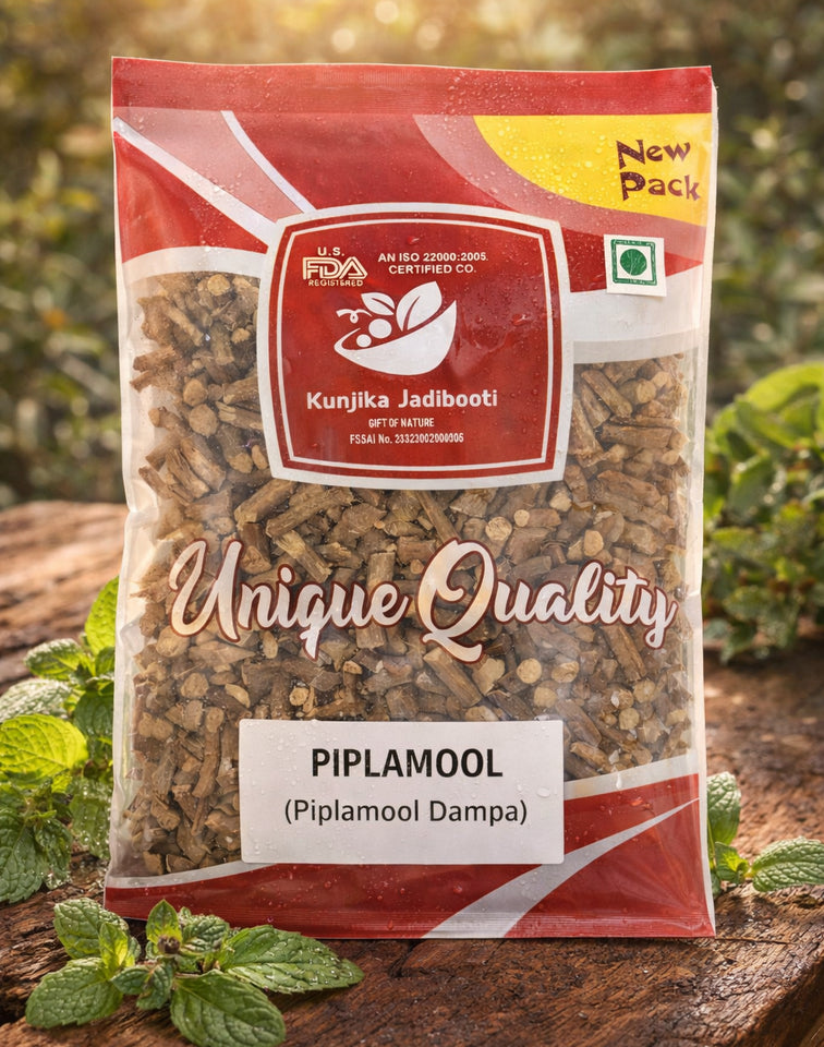 Kunjika Jadibooti Pipla Mool - Piplamool Dampa - Piplamool - Peepla Mool - 100 gms