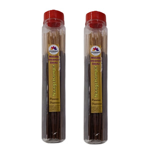 Pujahaat Premium Scented Incense Stick Masala Agarbatti | No Charcoal Incense Sticks, 100% Herbal Fragrance Agarbatti, 0% Sulphates - Nagchampa Fragrance