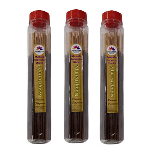Pujahaat Premium Scented Incense Stick Masala Agarbatti | No Charcoal Incense Sticks, 100% Herbal Fragrance Agarbatti, 0% Sulphates - Nagchampa Fragrance
