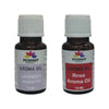 Pujahaat Lavender and Rose Aroma Oil for Aromatherapy oils, Oil for diffusers, Humidifier oils, Oil Burners, Spa and Air Purifier 10ml Each - Set of 2 (2 x 10 ml)