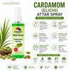 Cardamom (Hari Elaichi) Attar Spray by Pujahaat | 100ml Non Alcoholic Spray | Religious Mist | Air Freshener, Room Mist, Fabric & Linen Spray | Perfect for Prayers Rooms, Living Room, sofas, curtains, car