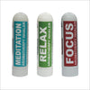 Pujahaat Natural Essential oil based Aromatherapy Nasal Inhaler Stick Meditation, Relax, Focus Made with therapeutic grade essential oils- Set of 3