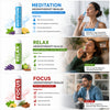 Pujahaat Natural Essential oil based Aromatherapy Nasal Inhaler Stick Meditation, Relax, Focus Made with therapeutic grade essential oils- Set of 3