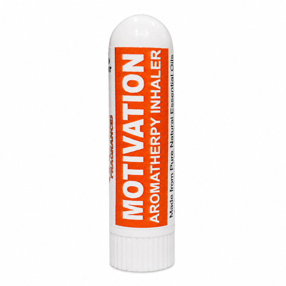 Pujahaat Natural Essential oil based Aromatherapy Nasal Inhaler Stick MOTIVATION, Made with 100% natural, therapeutic grade essential oils - Set of 2