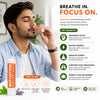 Pujahaat Natural Essential oil based Aromatherapy Nasal Inhaler Stick MOTIVATION, Made with 100% natural, therapeutic grade essential oils - Set of 2