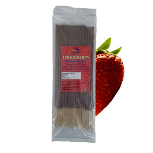 Pujahaat Premium Scented Incense Stick Agarbatti | No Charcoal Incense Sticks, 100 minutes burning time, 0% Sulphates Fragrance - Strawberry Fragrance