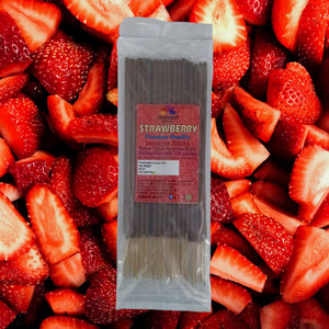 Pujahaat Premium Scented Incense Stick Agarbatti | No Charcoal Incense Sticks, 100 minutes burning time, 0% Sulphates Fragrance - Strawberry Fragrance