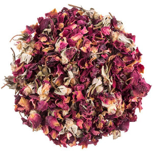 Kunjika Jadibooti Sun Dried Rose Petals - Dry Rosa Gallica - 100% Edible for Food - Dried Rose Petals - 100 Gm