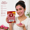 Kunjika Jadibooti Sun Dried Rose Petals Powder - Dry Rosa Gallica - 100% Edible for Food - Dried Rose Powder - 100 Gm