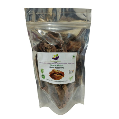 Kunjika Jadibooti  Semal Musli - Simbal Musli - Musli Lal - Bombax Malabaricum - Silk Cotton Root (100 g)