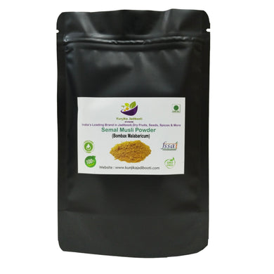 Kunjika Jadibooti Semal Musli Powder- Simbal Musli - Musli Lal - Bombax Malabaricum - Silk Cotton Root Powder (100 g)