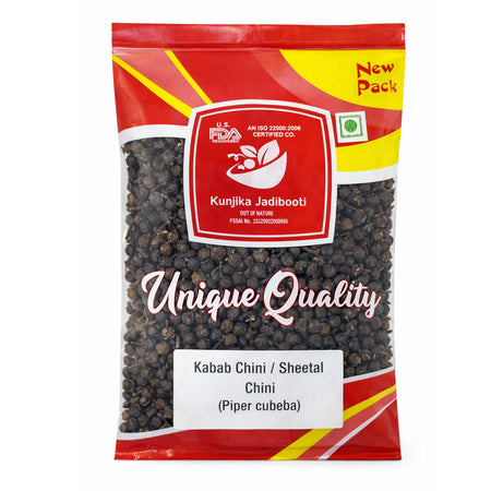 Kunjika Jadibooti Shital Chini - Kabab Chini - Piper Cubeba Linn - Cubeb Berries (50 g)